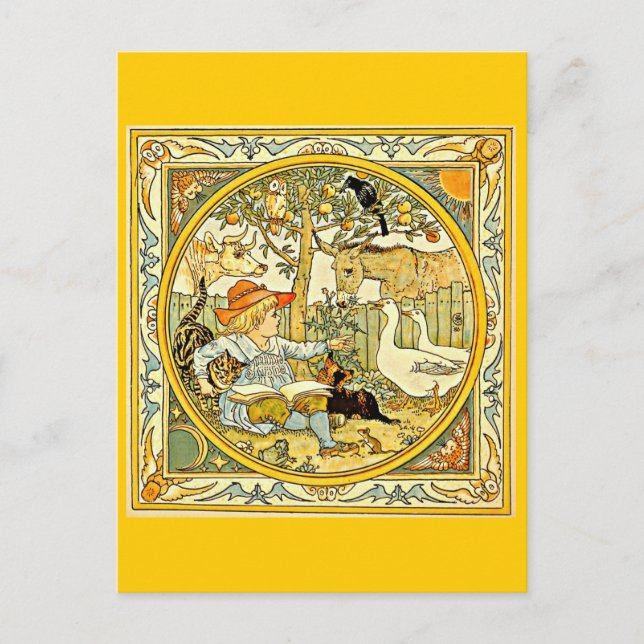 Carte postale-Vintage Illustration-Walter Crane 16 (Devant)