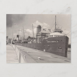Carte Postale Vintage Im Percival Roberts Jr. Ore Boat Freighter