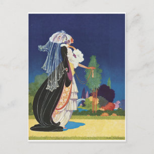 Carte postale Vintage "Imaginaire Lady"