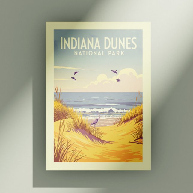 Carte Postale Vintage Indiana Dunes National Park  (Créateur téléchargé)