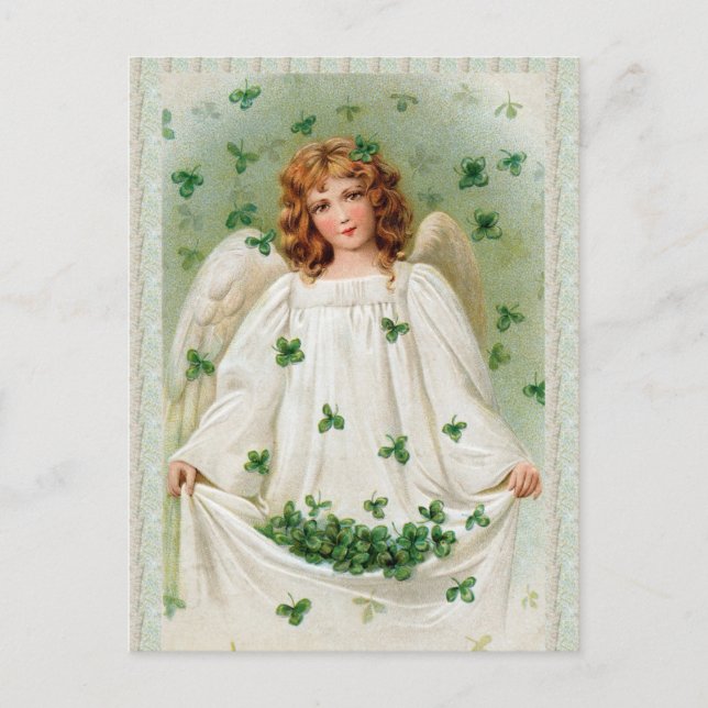 Carte postale vintage Irish Angel (Devant)