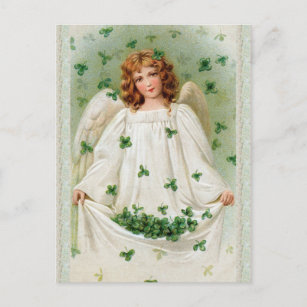 Carte postale vintage Irish Angel 