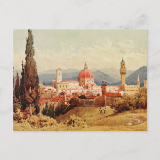 Carte Postale Vintage Italie ancienne Florence Jardins Boboli