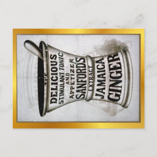 Carte Postale Vintage Jamaïque Ginger