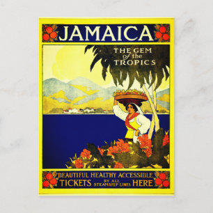 Carte Postale Vintage Jamaïque Travel