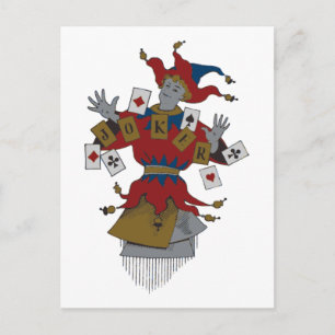 Carte Postale Vintage Joker