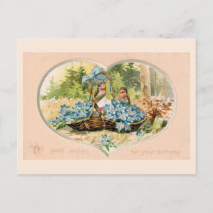 Carte Postale vintage Joyeux anniversaire