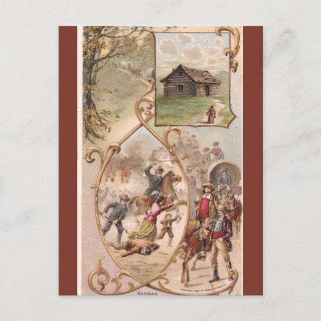 Carte Postale Vintage Kansas (Devant)