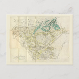 Carte Postale Vintage Karte Österreich Wien | Erdberg um 1836