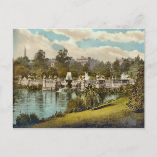 Carte Postale Vintage Kensington Gardens Londres Angleterre