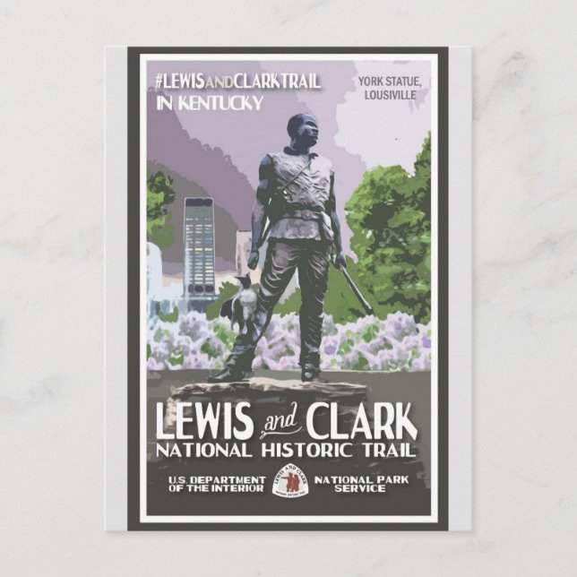 Carte Postale Vintage Kentucky York Statue Voyage (Devant)