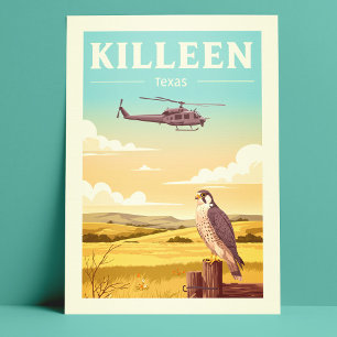 Carte Postale Vintage Killeen Texas