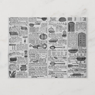 Carte Postale Vintage Kitchen