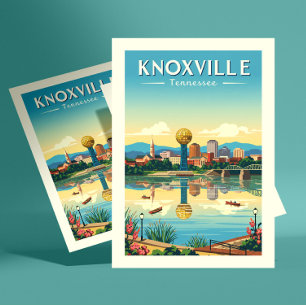 Carte Postale Vintage Knoxville Tennessee