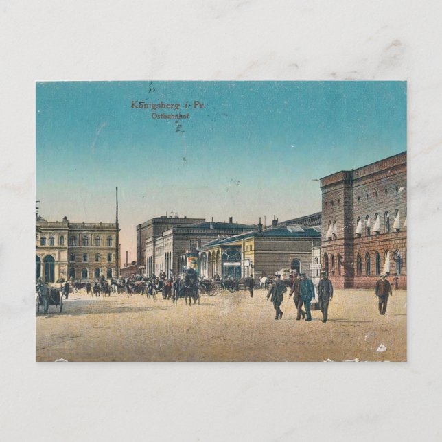 Carte postale vintage Koningsberg/Kaliningrad (Devant)
