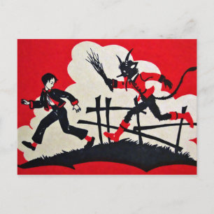 Carte postale vintage Krampus
