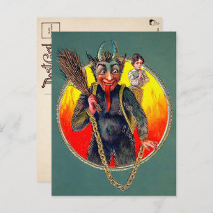 Carte postale vintage Krampus