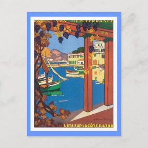 Carte Postale Vintage La Côte D'azur