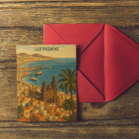 Vintage Las Palmas, Gran Canaria City View