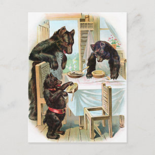 Carte Postale vintage "Les Trois Ours"