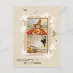 Carte postale Vintage Little Witch