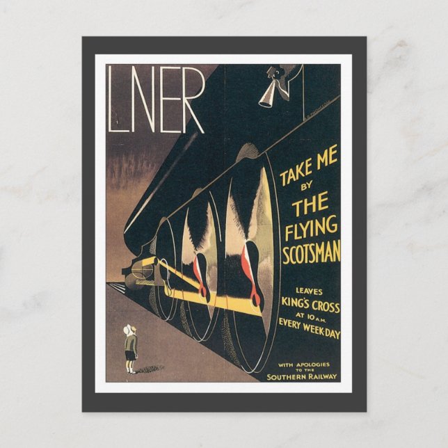 Carte Postale Vintage LNER (Devant)