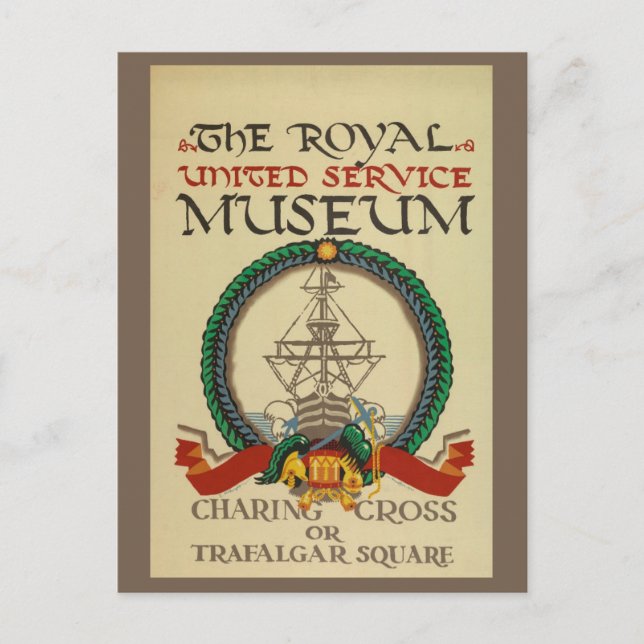 Carte Postale Vintage Londres Angleterre British Museum Travel (Devant)