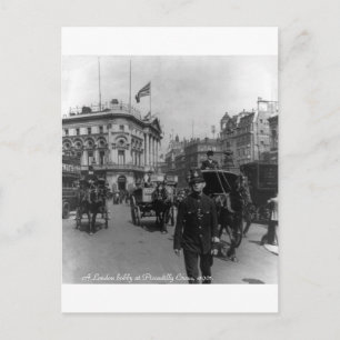 Carte Postale Vintage Londres Piccadilly Circus scène 1901