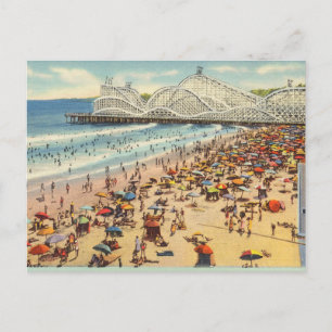 Carte Postale Vintage Long Beach Californie