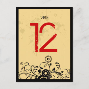 Carte Postale Vintage Look Rock & Roll Music Mariage à thème