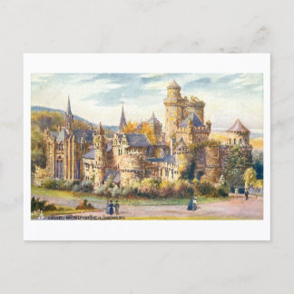 Carte Postale Vintage Lowenburg Castle, Kassel, Germany