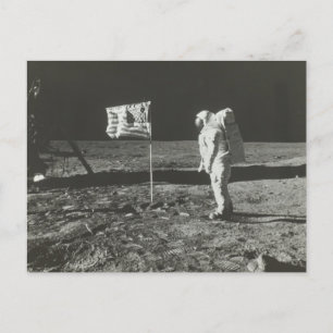 Carte postale vintage Lune Landing
