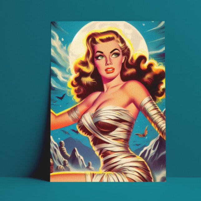 Carte Postale Vintage maman fille (Créateur téléchargé)