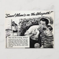 Carte postale vintage Maman Soap