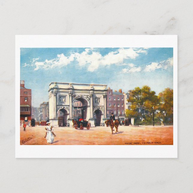 Carte postale Vintage Marble Arch Londres (Devant)