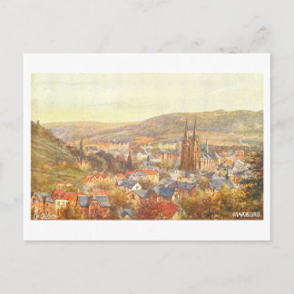Carte Postale Vintage Marburg, Germany,
