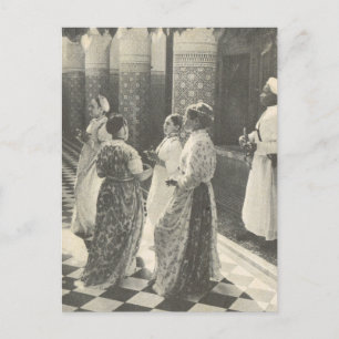 Carte Postale Vintage Marrakech, Maroc, Mesdames