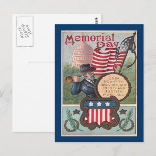 Carte Postale Vintage Memorial Day - Un pays, ZSSG