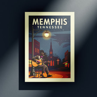 Carte Postale Vintage Memphis Tennessee