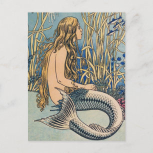 Carte postale vintage Mermaid