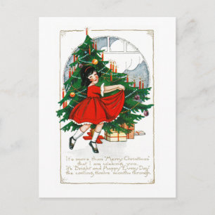 CARTE POSTALE vintage MERRY CHRISTMAS