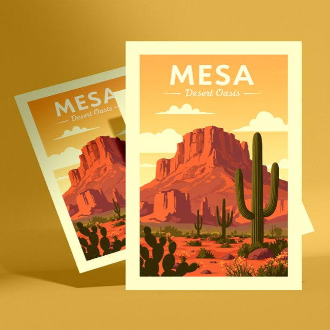 Carte Postale Vintage Mesa Arizona (Créateur téléchargé)