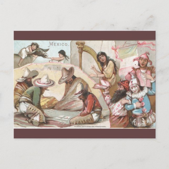 Carte Postale Vintage Mexico (Devant)