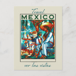 Carte Postale Vintage Mexique Mexique Tourisme mexicain