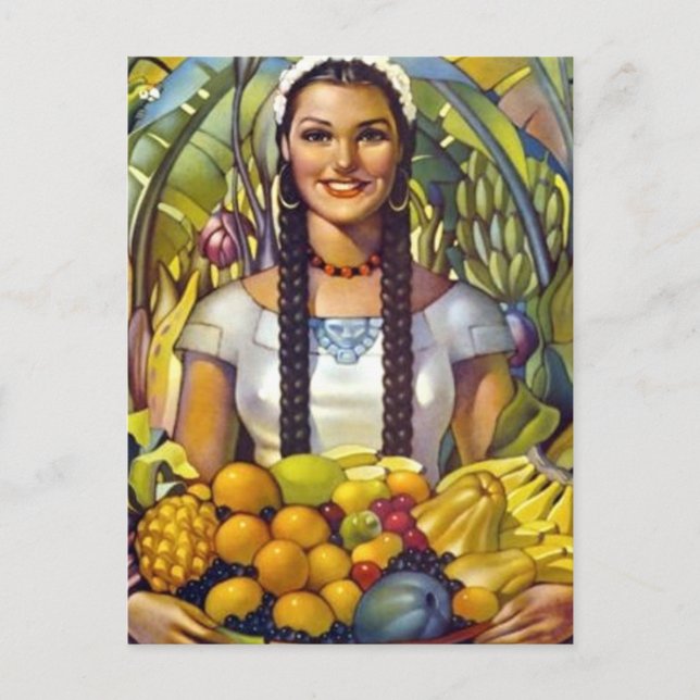 Carte Postale Vintage Mexique Travel Tourisme Publicité (Devant)