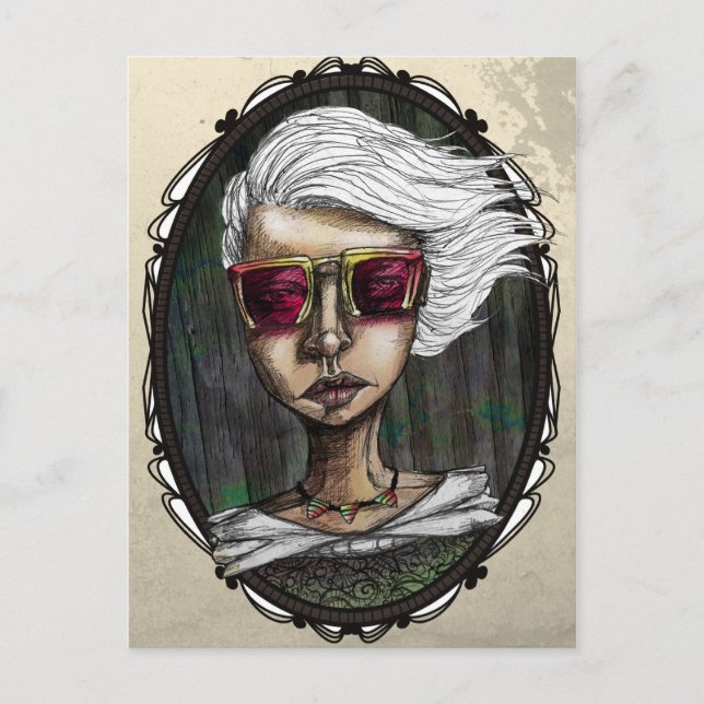 Carte postale vintage moderne (Devant)