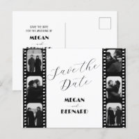 Vintage Moderne trendy film rouleau photo mariage