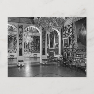 Carte Postale Vintage Monaco Palace Prince Salle Bleue