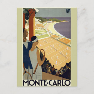 Carte Postale Vintage Monte Carlo Monaco