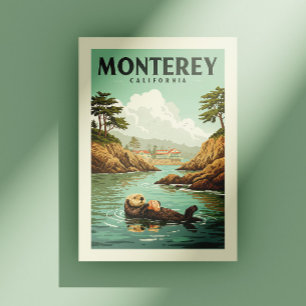 Carte Postale Vintage Monterey Californie